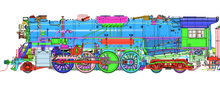 Load image into Gallery viewer, Nickel Plate Road Class S-2 2-8-4 Berkshire Steam Locomotive Road #759 Era: 1960's/1970's Excursion