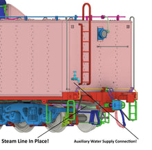 Load image into Gallery viewer, Nickel Plate Road Class S-2 2-8-4 Berkshire Steam Locomotive Road #765 Era: 1980's/1990's Excursion Without Mars Light
