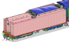 Load image into Gallery viewer, HO Scale Nickel Plate Road Class S-2 2-8-4 Berkshire Steam Locomotive Road #765 Era: Modern Day Without Mars Light
