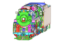 Load image into Gallery viewer, HO Scale Nickel Plate Road Class S-2 2-8-4 Berkshire Steam Locomotive Road #765 Era: Modern Day Without Mars Light