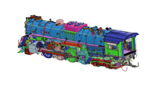 Load image into Gallery viewer, Nickel Plate Road Class S-2 2-8-4 Berkshire Steam Locomotive Era: 1950's NKP Shops Bell Mount (Multiple Roadnumbers)
