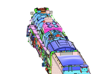 Load image into Gallery viewer, Nickel Plate Road Class S-2 2-8-4 Berkshire Steam Locomotive Road #765 Era: 1980&#39;s/1990&#39;s Excursion Without Mars Light
