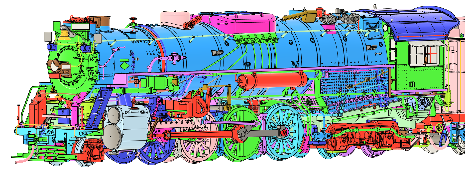 Nickel Plate Road Class S-2 2-8-4 Berkshire Steam Locomotive Road
